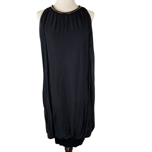 Jo No Fui Black Sleeveless Balloon Hem Dress Size S - Picture 1 of 8